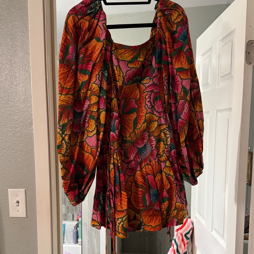 FARM Rio Vibrant Floral Mini Dress